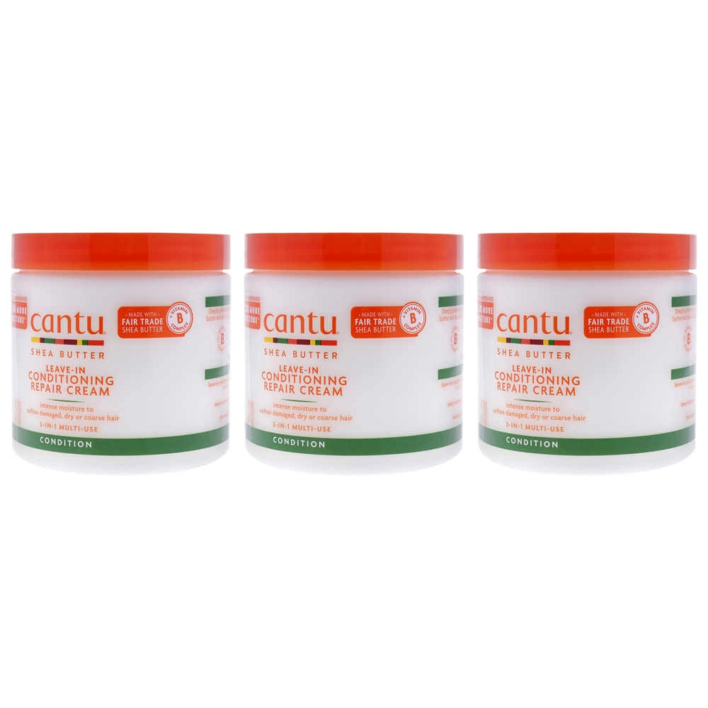 Shea Butter Leave In Conditioning Repair Cream by Cantu for Unisex -